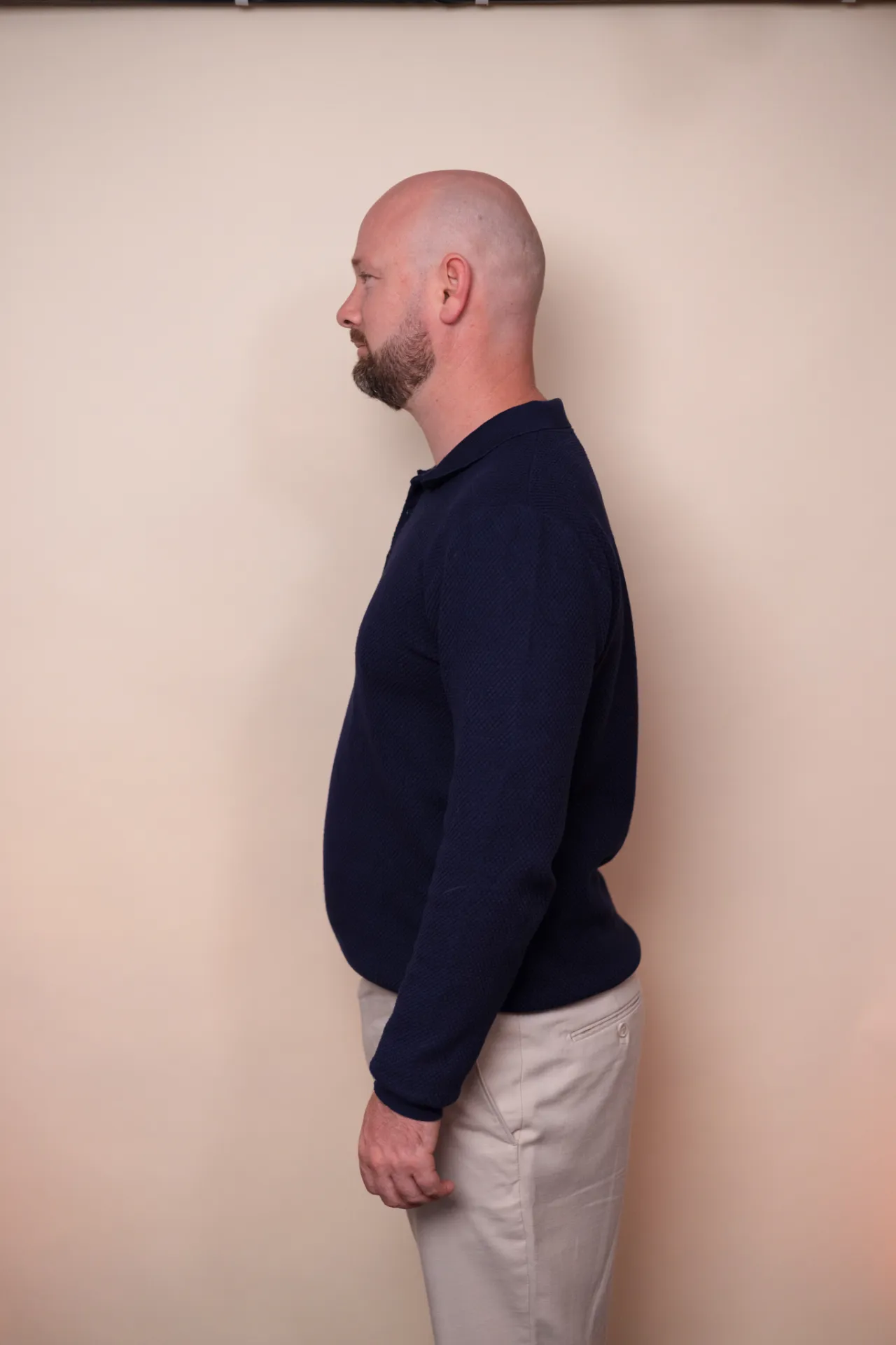 Selfie de référence n°4 · gros plan visage, lumière naturelle