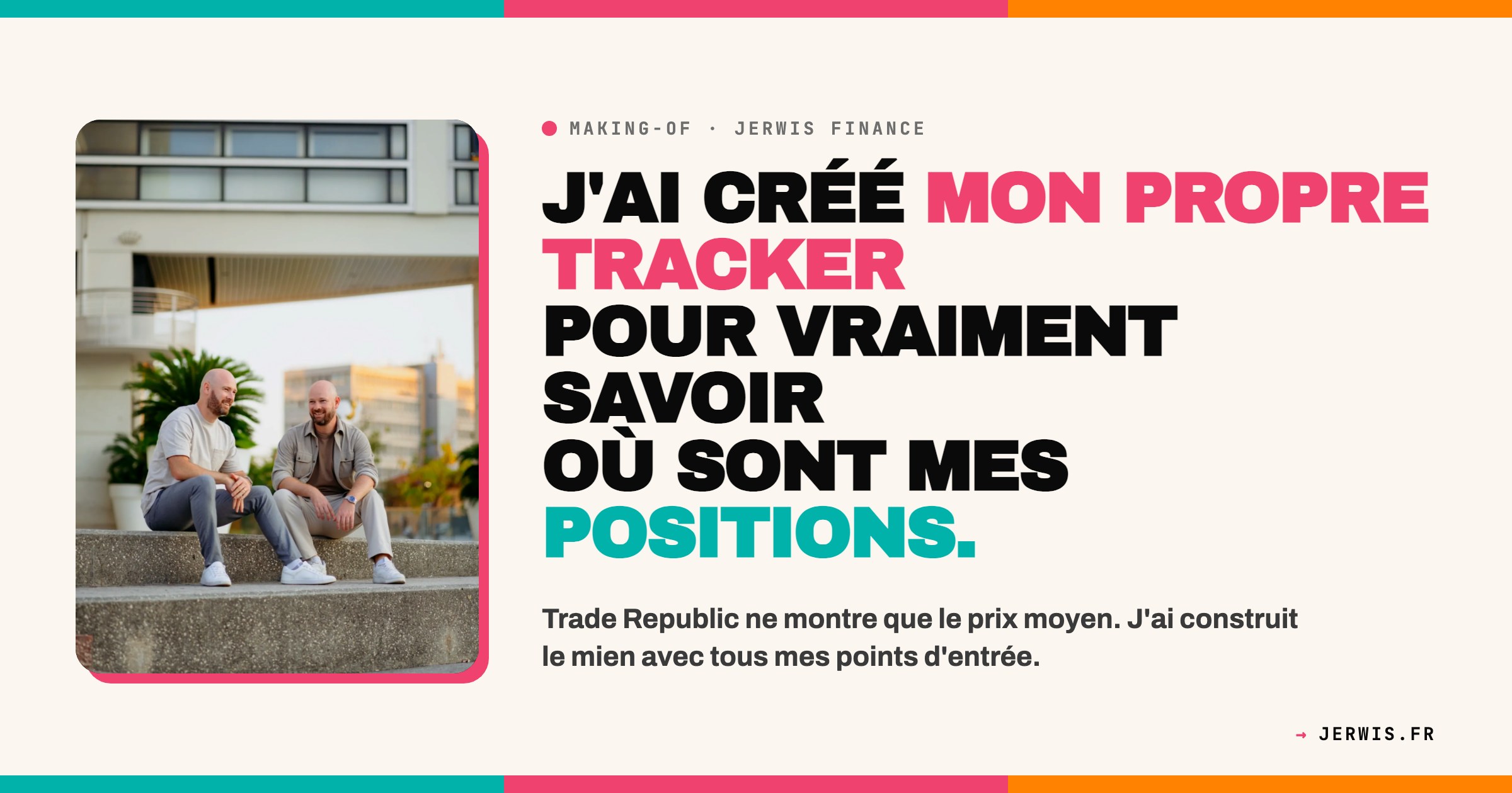 J'ai créé mon propre tracker pour mes positions actions et crypto