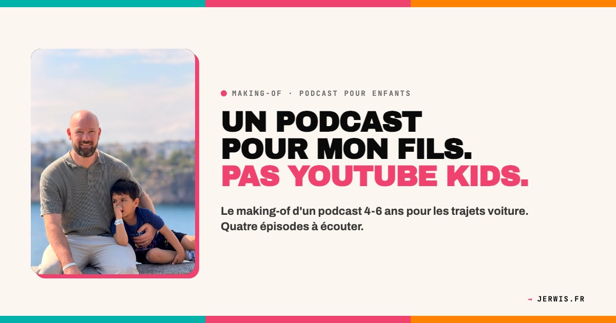 Un podcast pour mon fils, pas YouTube Kids